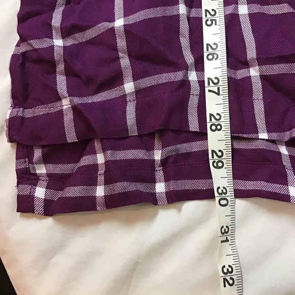 Purple button tunic top - Picture 7 of 7